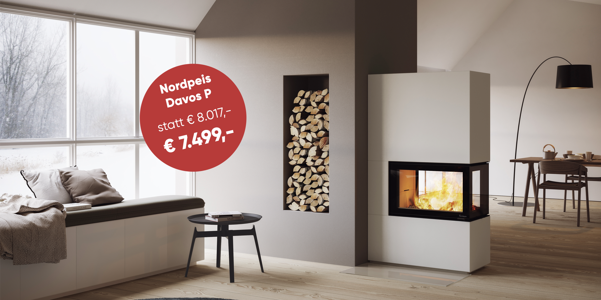 Nordpeis Davos P Aktion, reduziert von 8017 Euro auf 7499 Euro