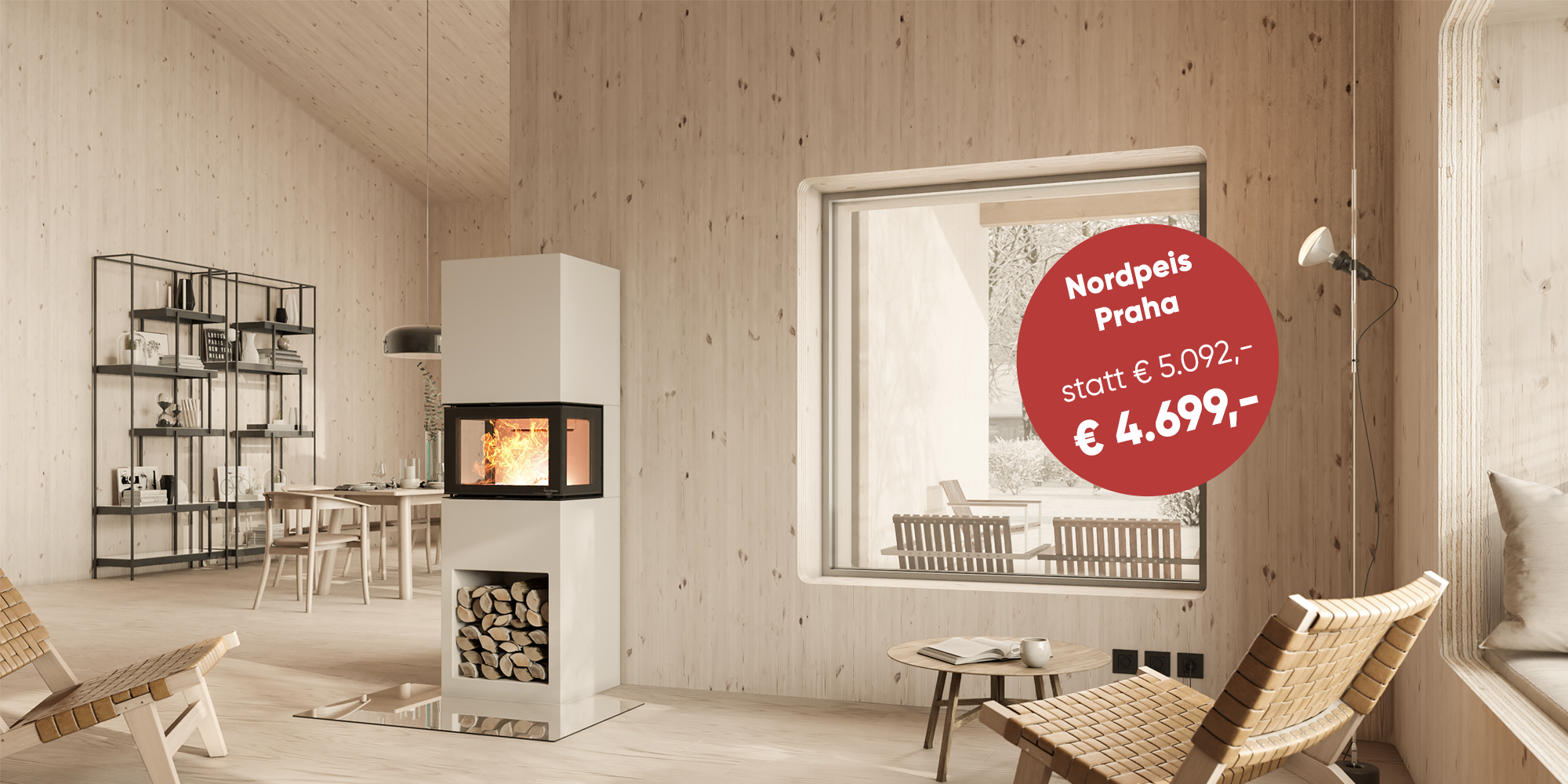 Nordpeis Praha Aktion, reduziert von 5092 Euro auf 4699 Euro