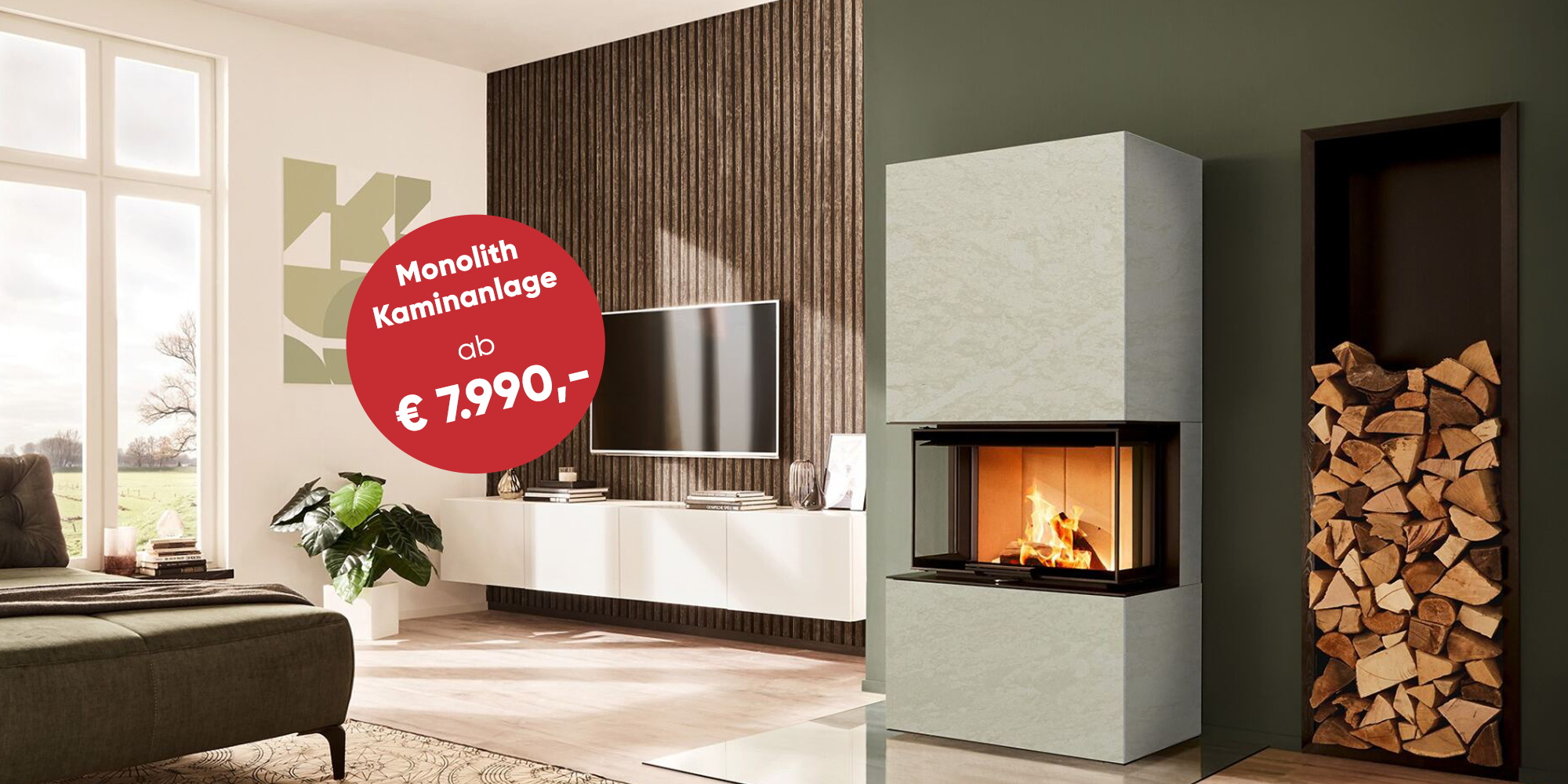 Monolith Kaminanlage Aktion, Kaufpreis ab 7990 Euro