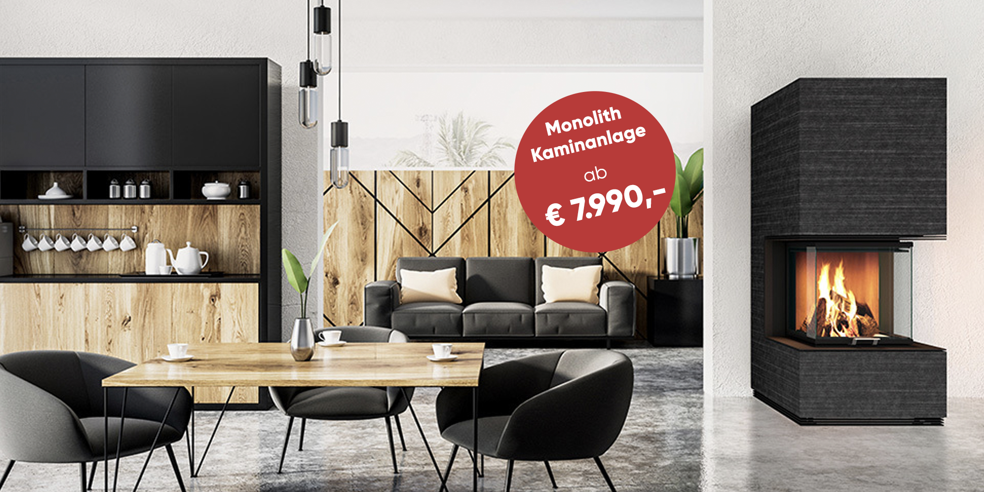 Monolith Kaminanlage Aktion, Kaufpreis ab 7990 Euro