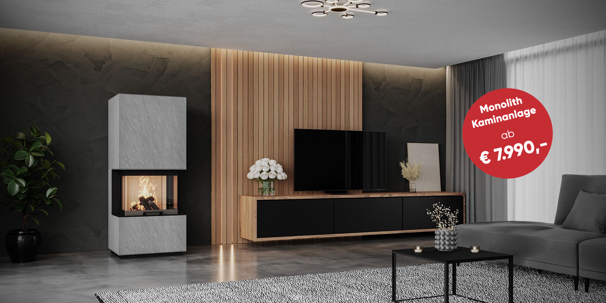 Monolith Kaminanlage Aktion, Kaufpreis ab 7990 Euro