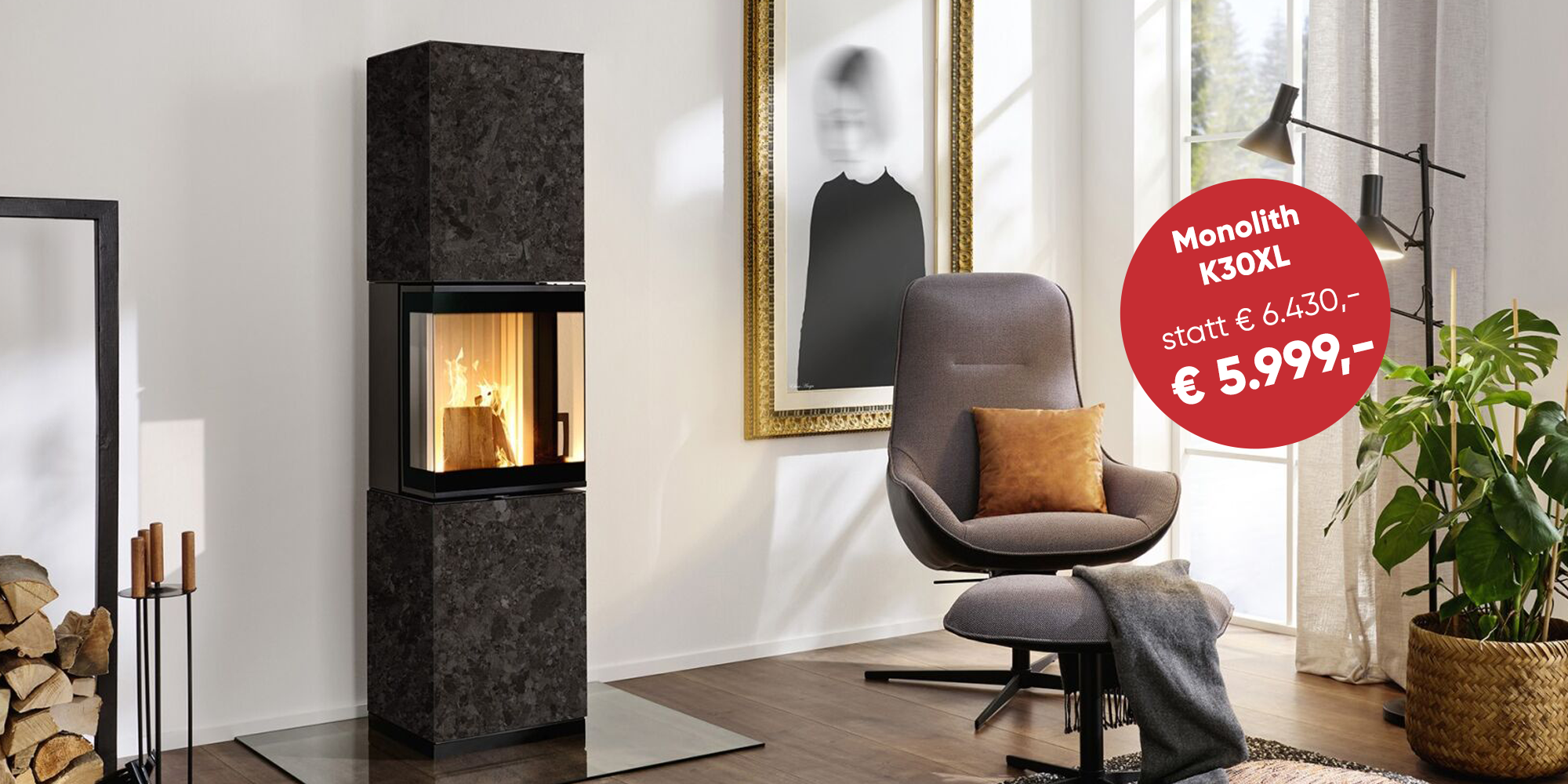 Monolith K30XL Aktion, reduziert von 6430 Euro auf 5999 Euro